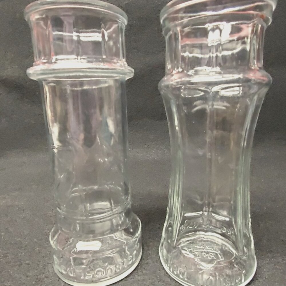 Red Lobster Vintage 2- lighthouse / 1-Sail Boat Novelty Glasses